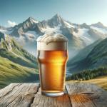 DALL·E 2023-11-12 13.35.26 - A photorealistic image of a frothy, delicious-looking beer in a pint glass, set against a realistic mountain landscape. The beer should have a rich go.png